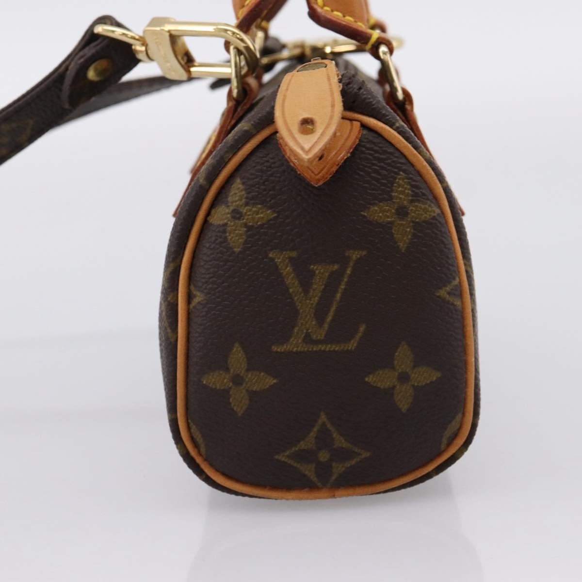LOUIS VUITTON Monogram Mini Speedy Hand Bag M41534 LV Auth 201511SAV