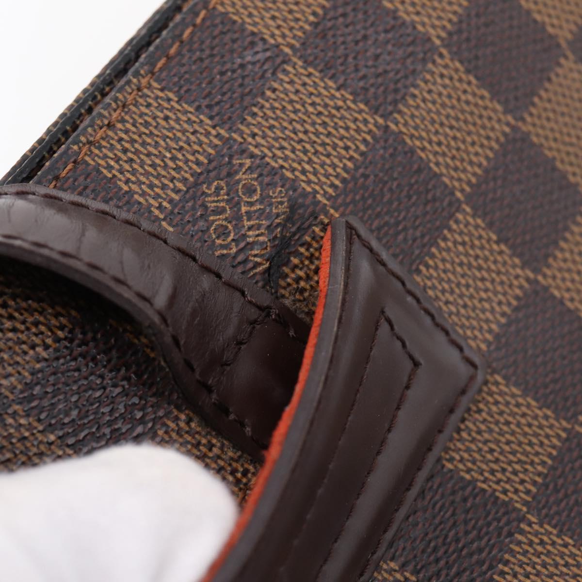 LOUIS VUITTON Damier Ebene Parioli PM Tote Bag N51123 LV Auth 201515A