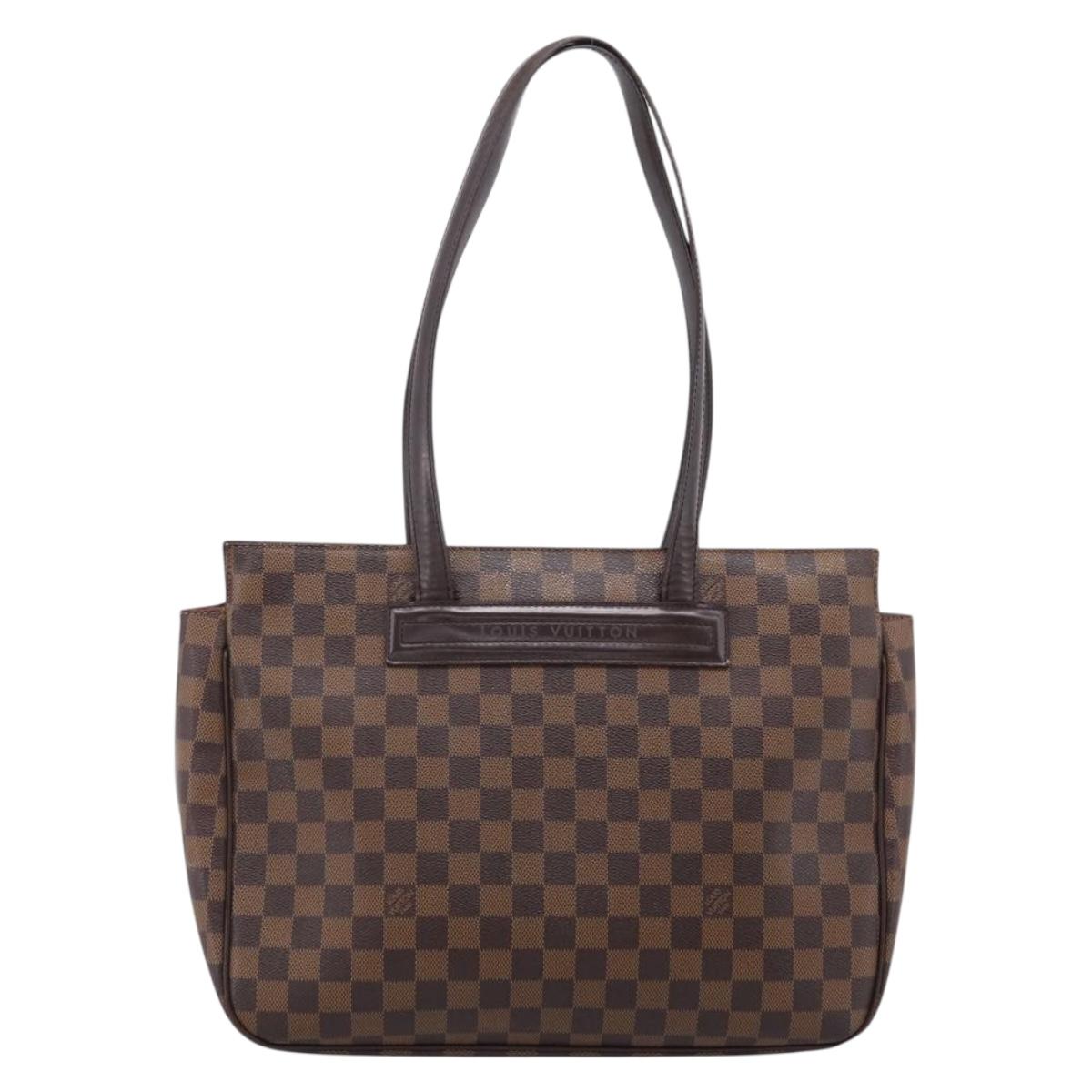 LOUIS VUITTON Damier Ebene Parioli PM Tote Bag N51123 LV Auth 201515A