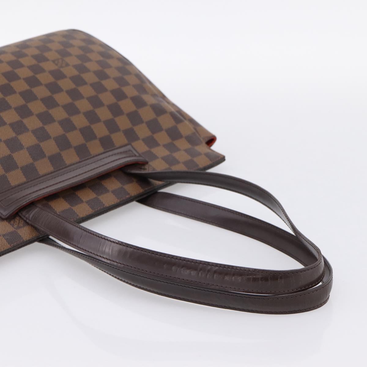 LOUIS VUITTON Damier Ebene Parioli PM Tote Bag N51123 LV Auth 201515A