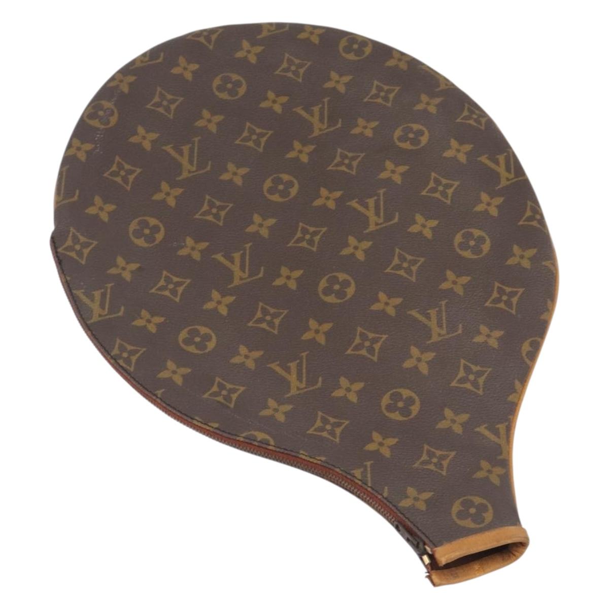 LOUIS VUITTON Monogram Racket Case LV Auth 201516