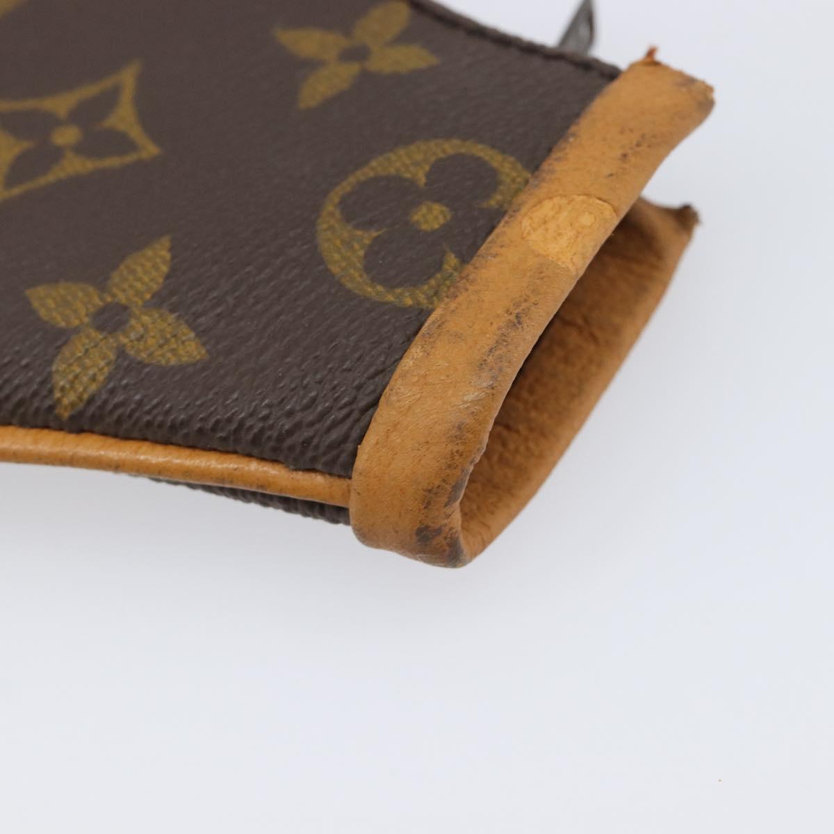 LOUIS VUITTON Monogram Racket Case LV Auth 201516