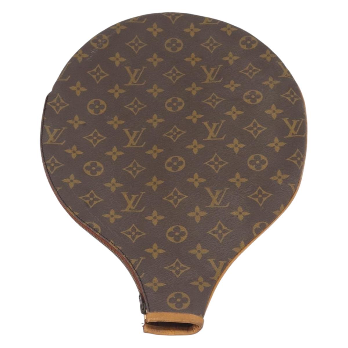 LOUIS VUITTON Monogram Racket Case LV Auth 201516