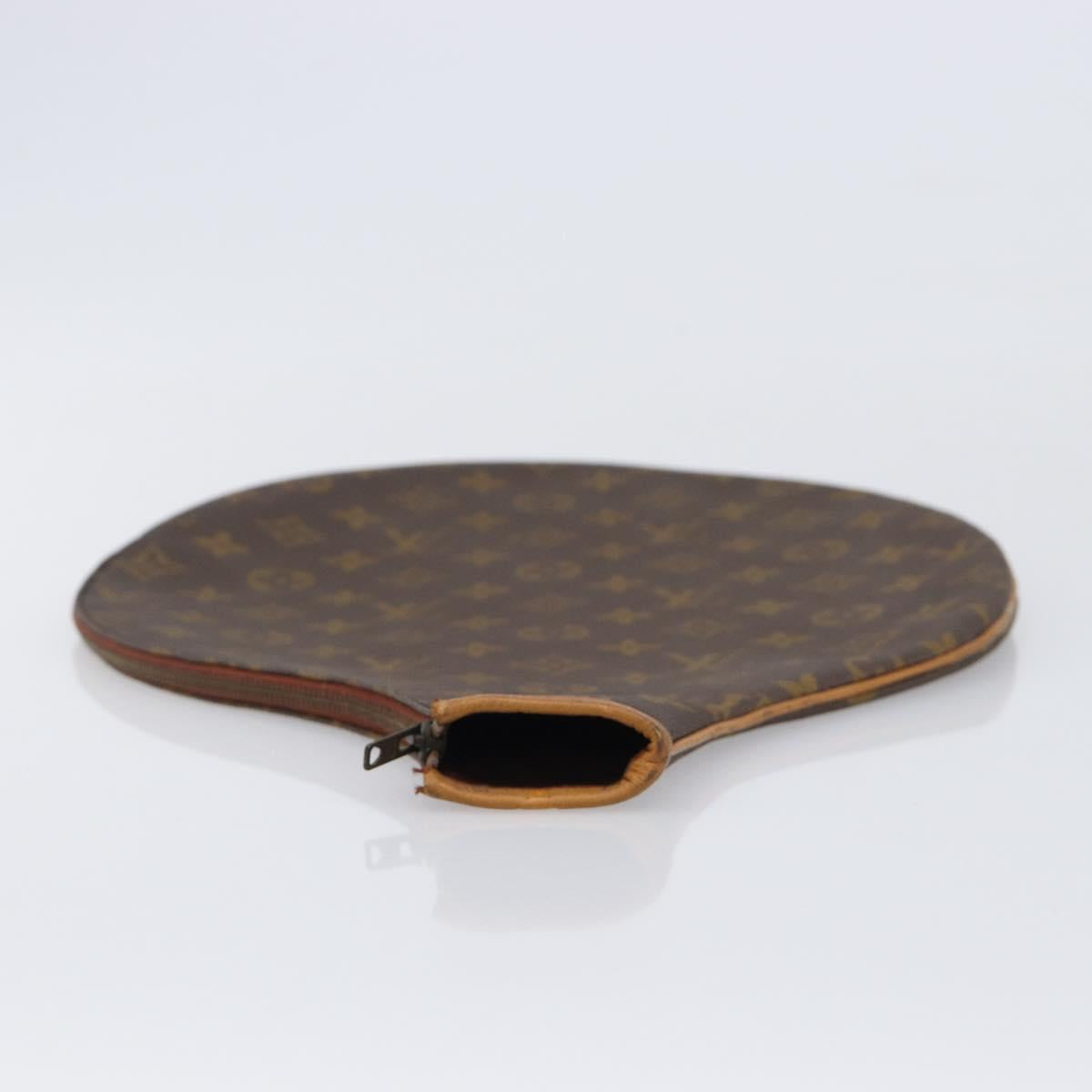 LOUIS VUITTON Monogram Racket Case LV Auth 201516