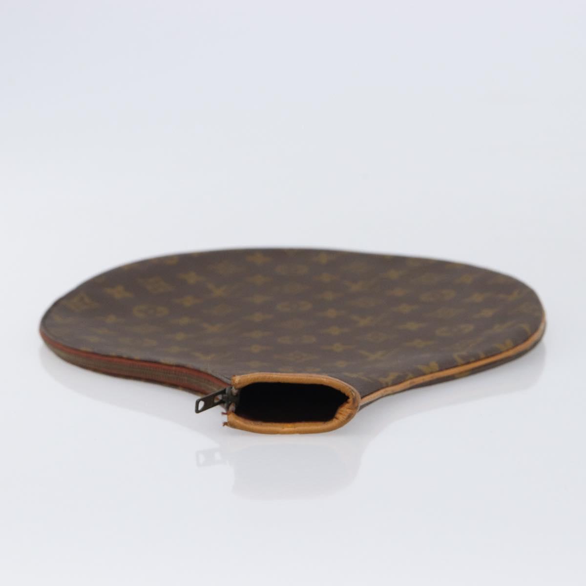LOUIS VUITTON Monogram Racket Case LV Auth 201516