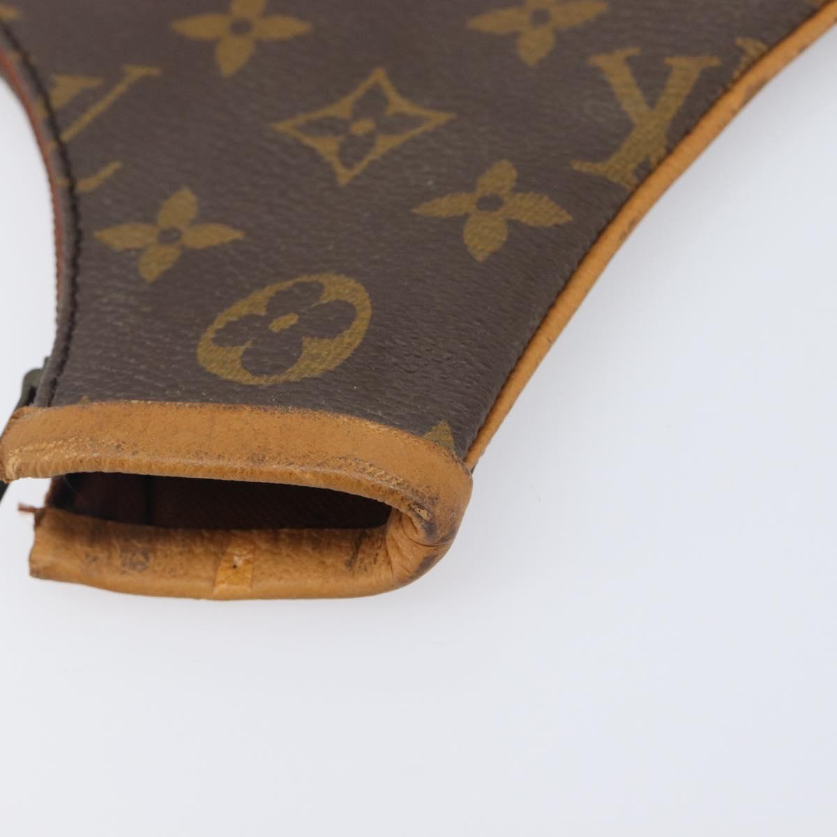 LOUIS VUITTON Monogram Racket Case LV Auth 201516