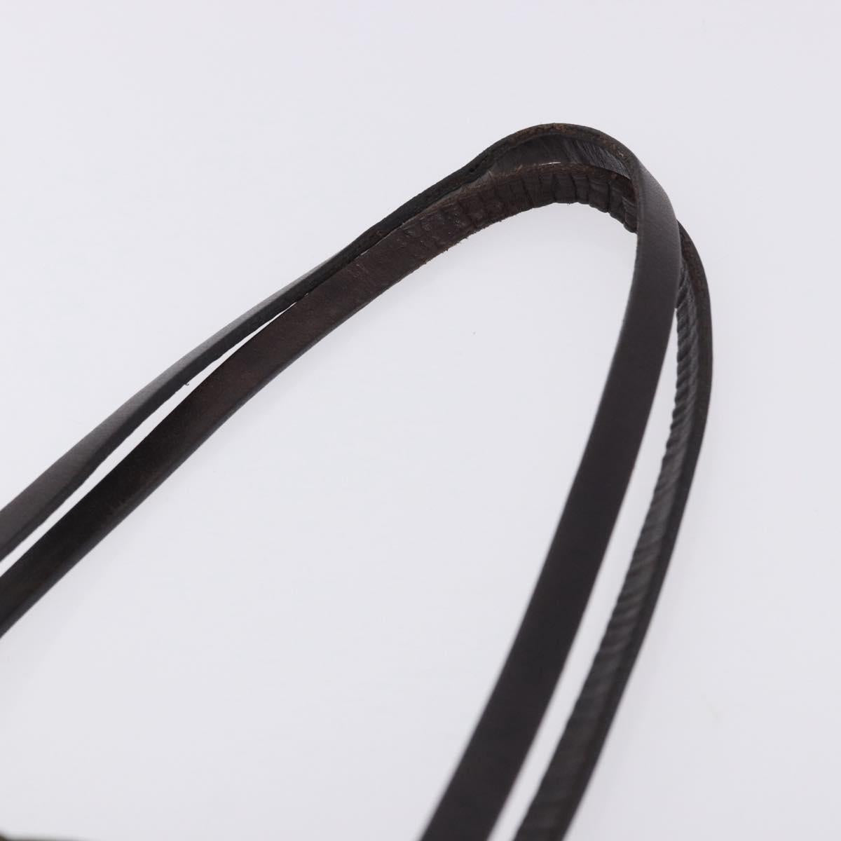 FENDI Zucca Canvas Tote Bag Black Brown Auth 201522