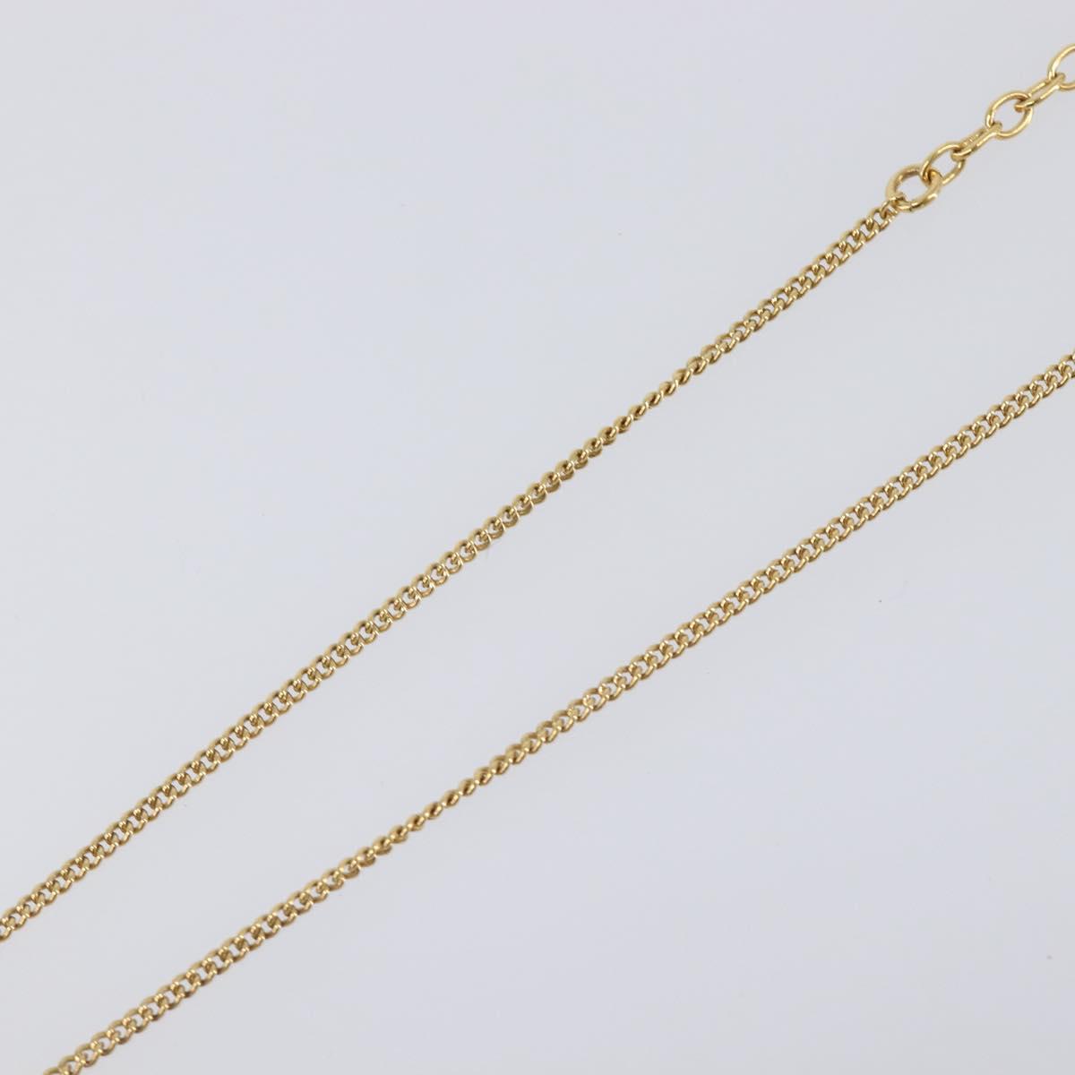 Christian Dior Necklace metal Gold Auth 201530M