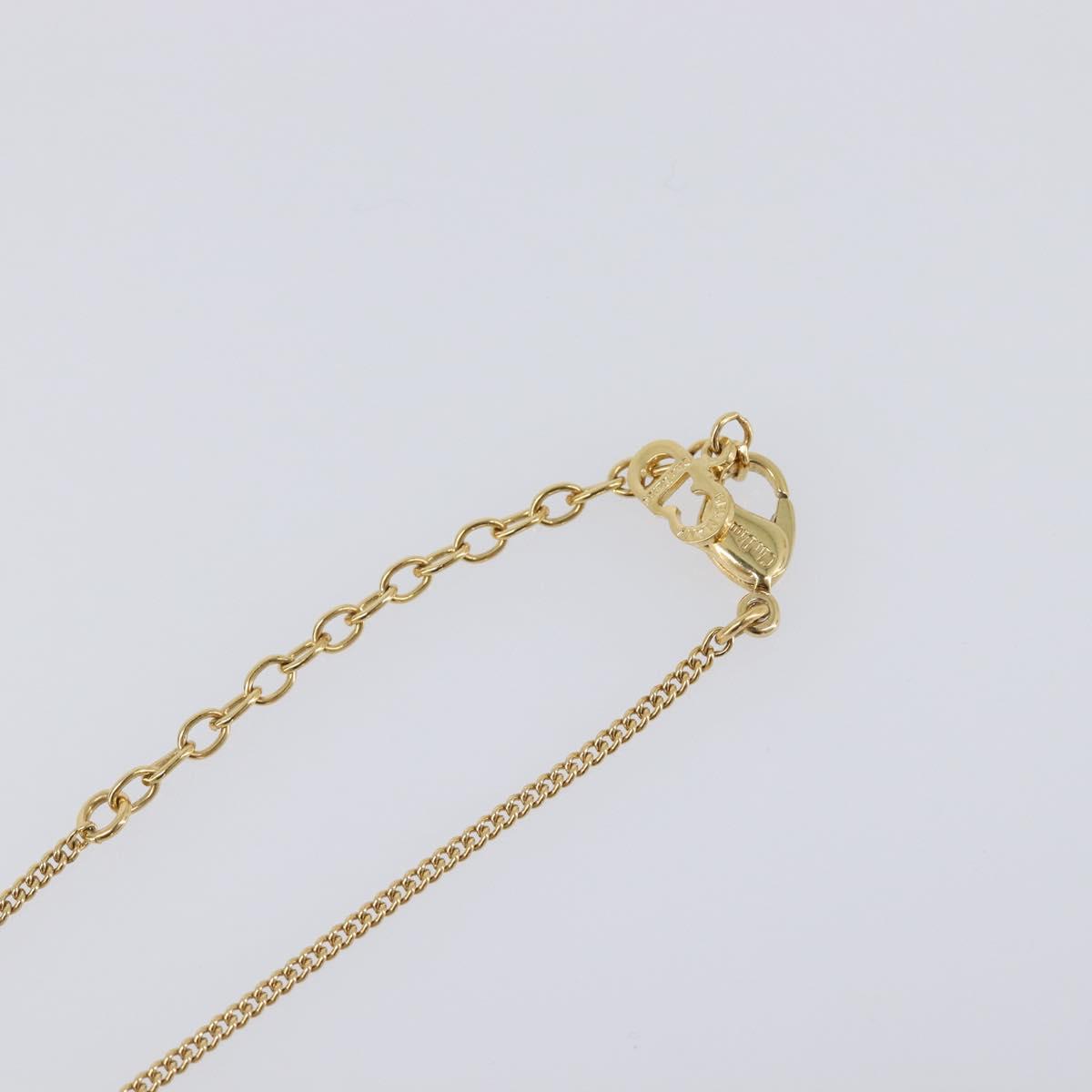 Christian Dior Necklace metal Gold Auth 201530M