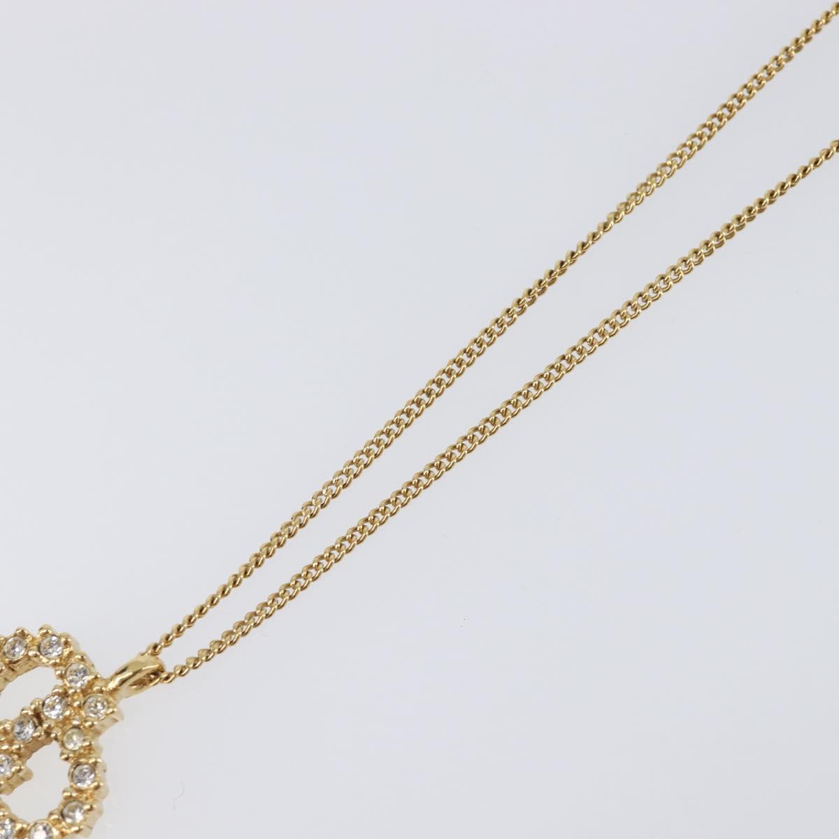 Christian Dior Necklace metal Gold Auth 201530M
