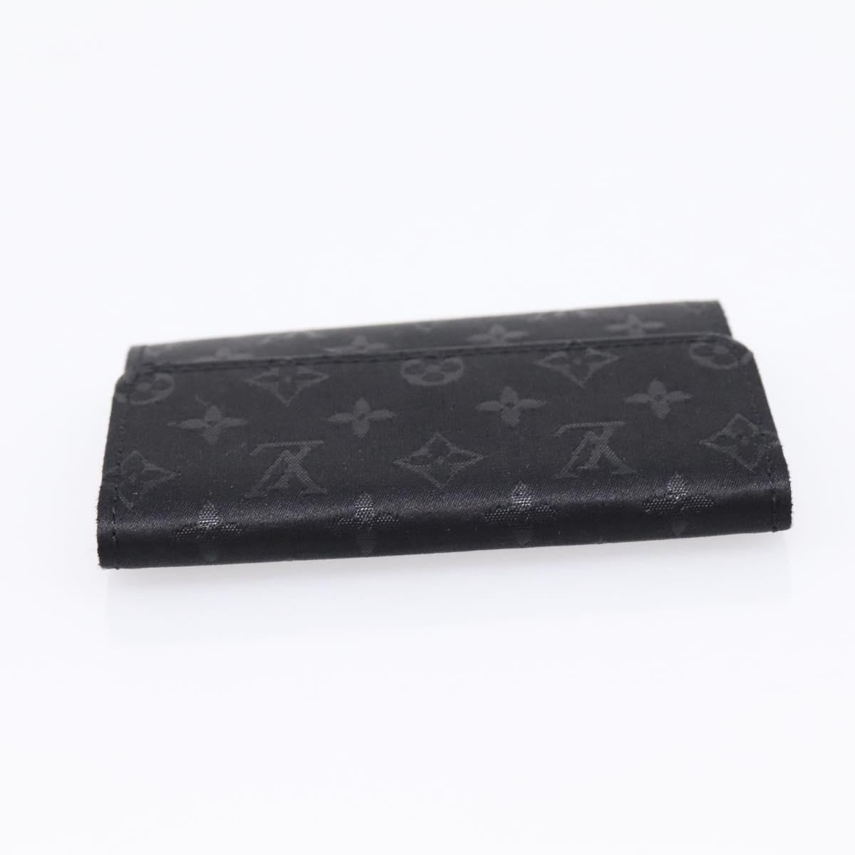 LOUIS VUITTON Monogram Satin Porte MonnaieSatin Card Case M92137 LV Auth 201535M
