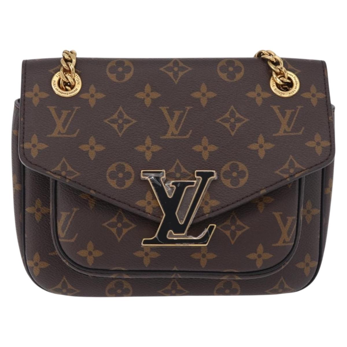 LOUIS VUITTON Monogram Passy Shoulder Bag M45592 LV Auth 201537SAM