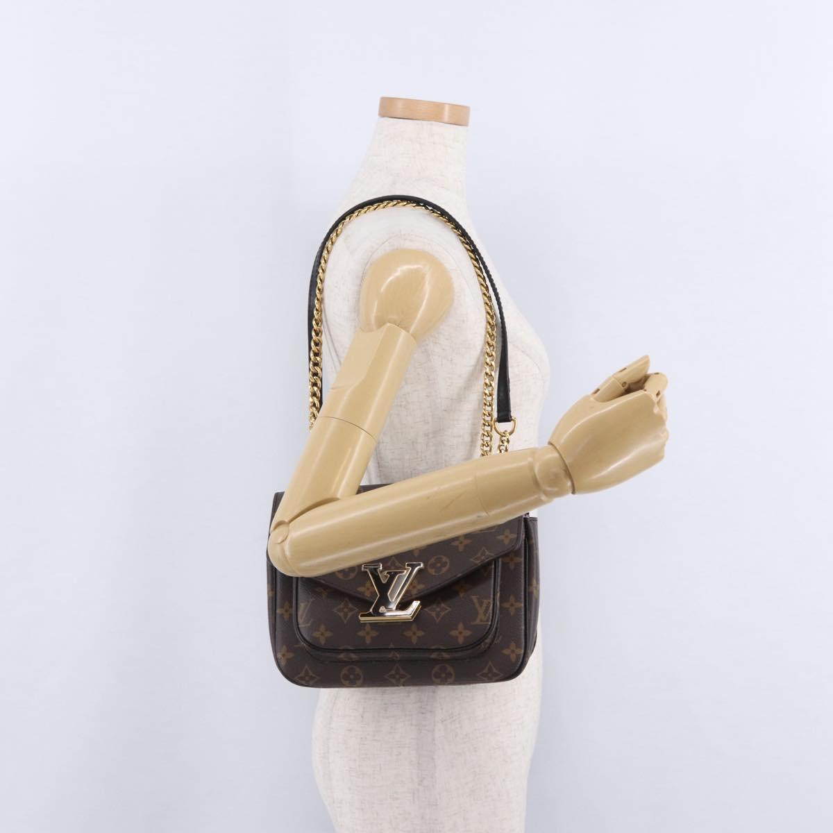 LOUIS VUITTON Monogram Passy Shoulder Bag M45592 LV Auth 201537SAM
