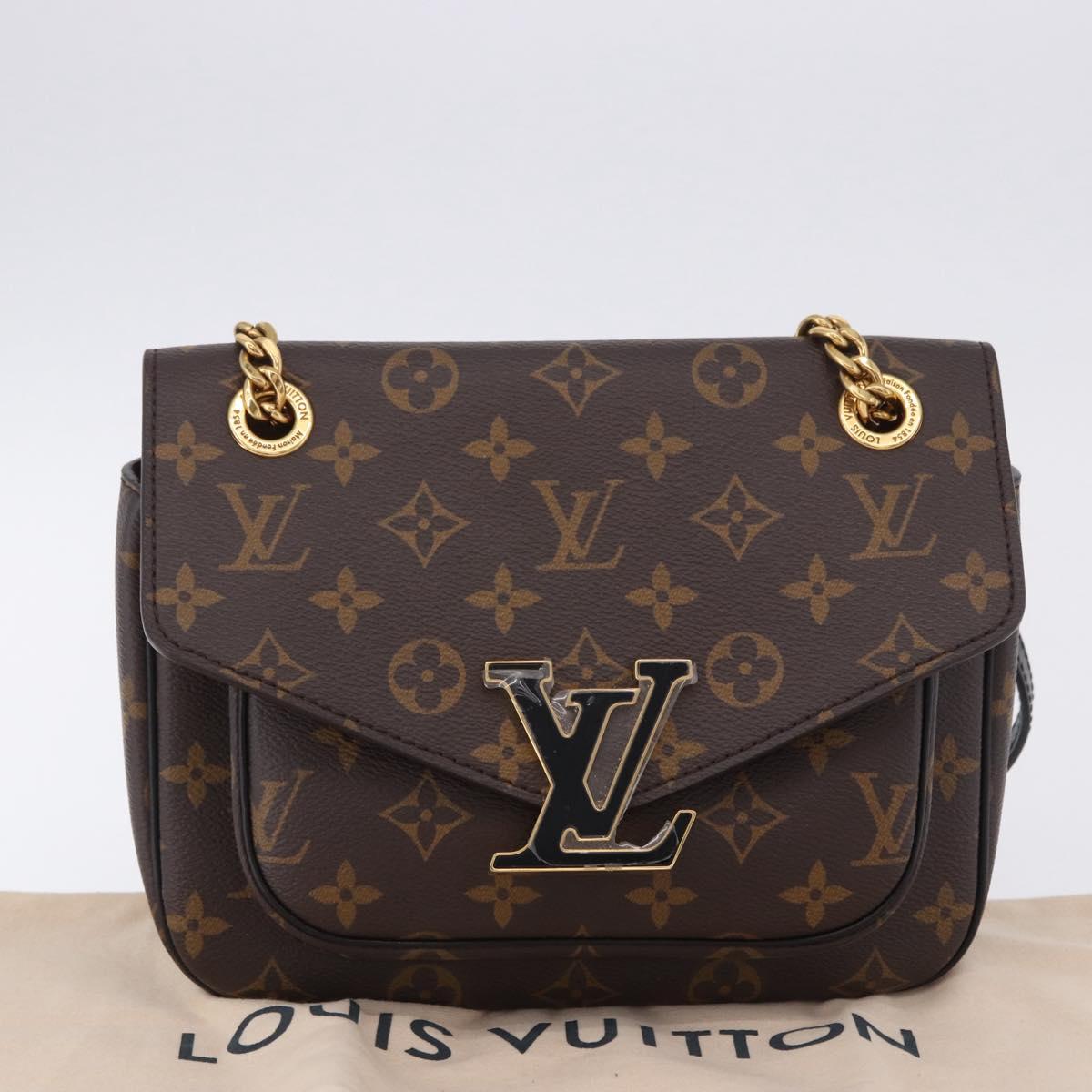 LOUIS VUITTON Monogram Passy Shoulder Bag M45592 LV Auth 201537SAM
