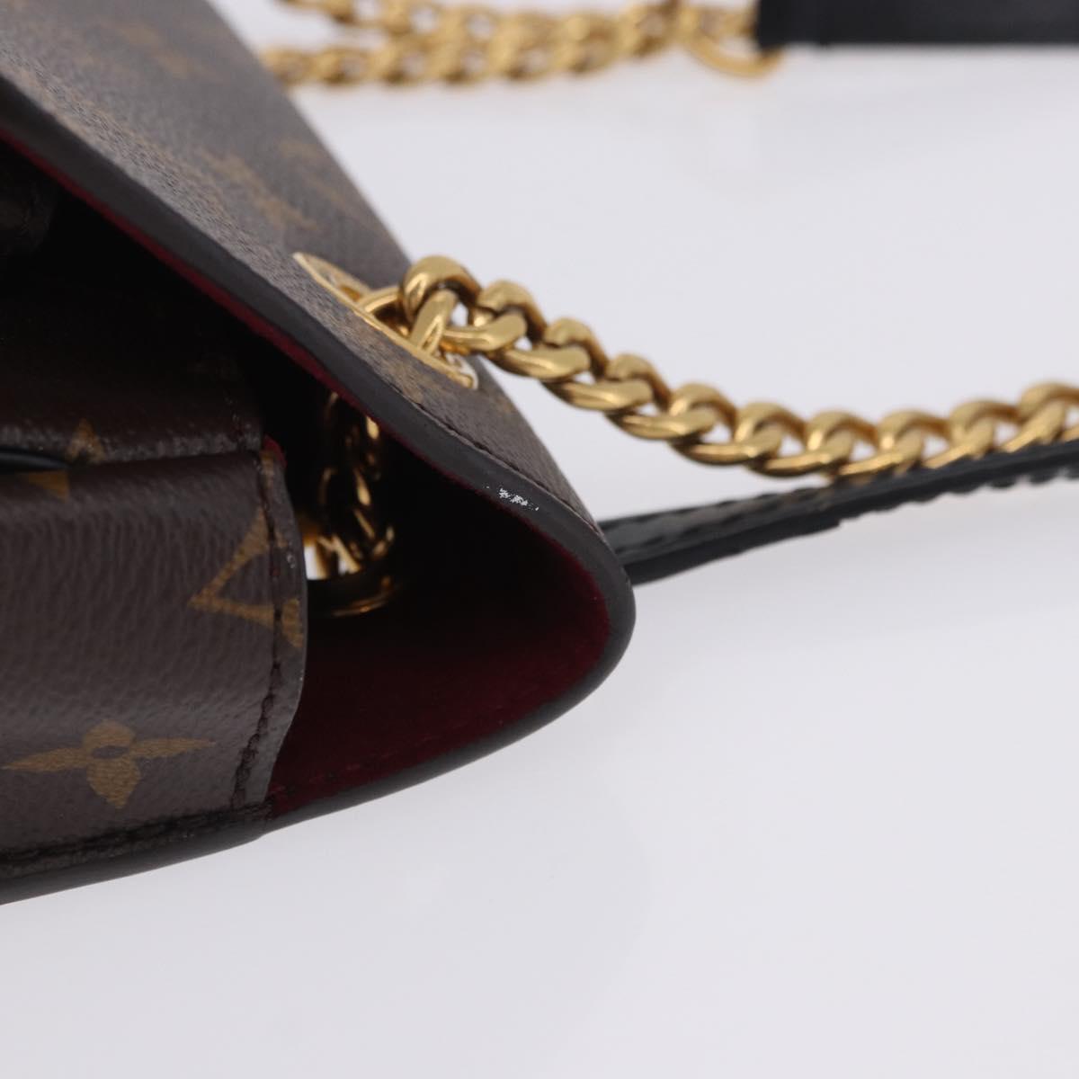 LOUIS VUITTON Monogram Passy Shoulder Bag M45592 LV Auth 201537SAM