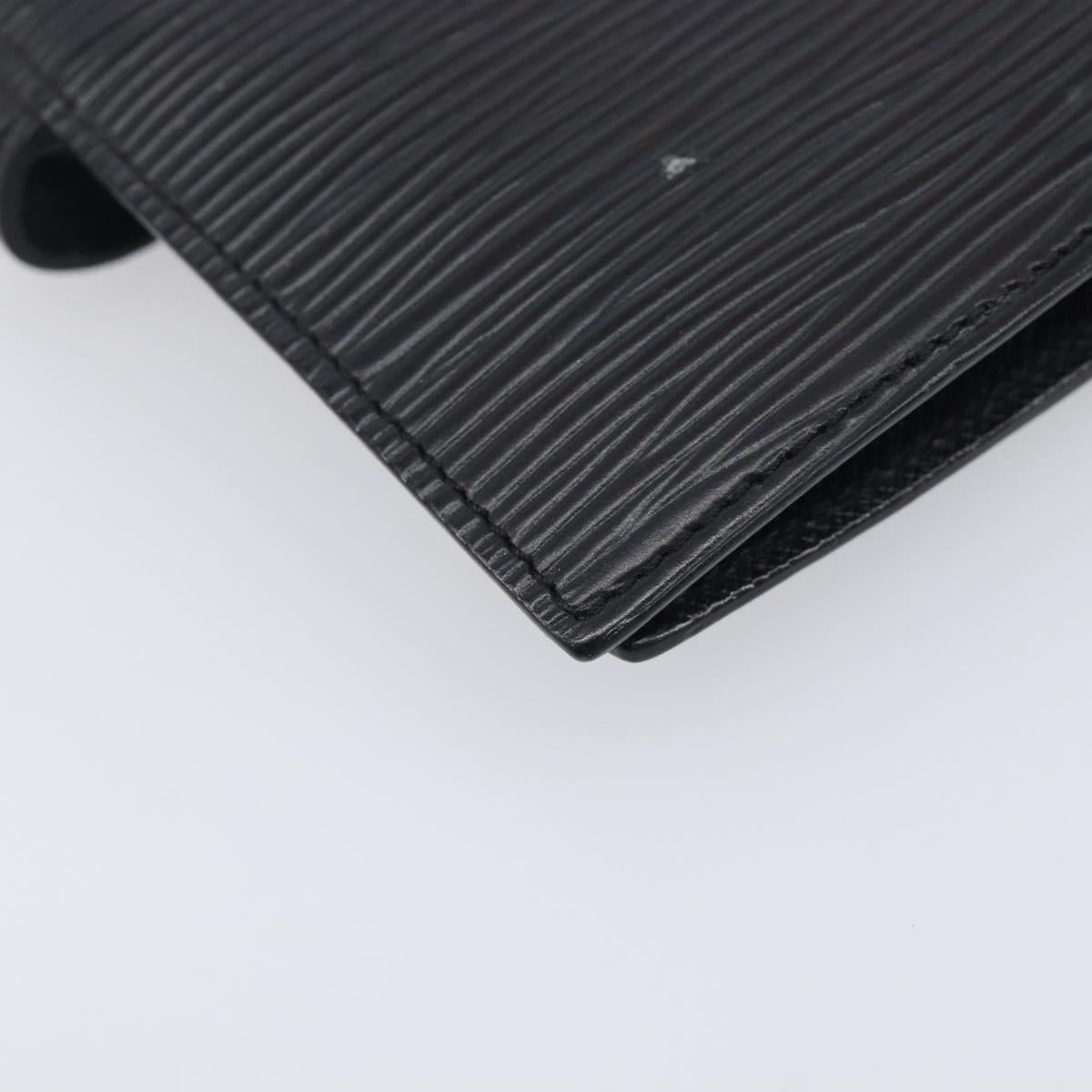 LOUIS VUITTON Epi Agenda PM Day Planner Cover Black R20052 LV Auth 201542