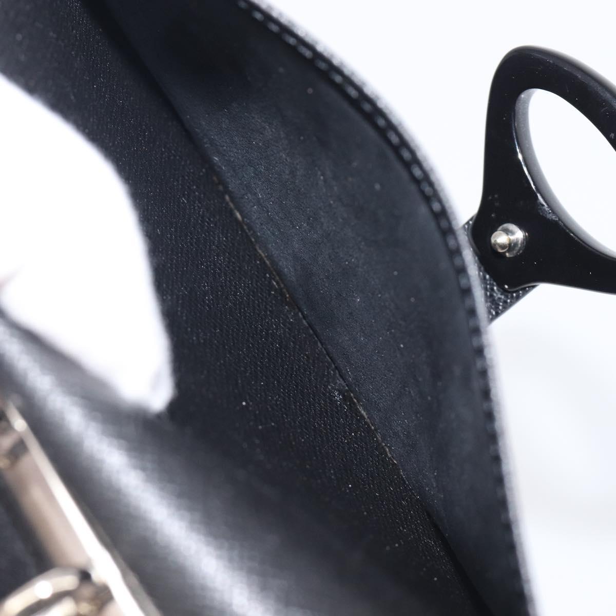 LOUIS VUITTON Epi Agenda PM Day Planner Cover Black R20052 LV Auth 201542