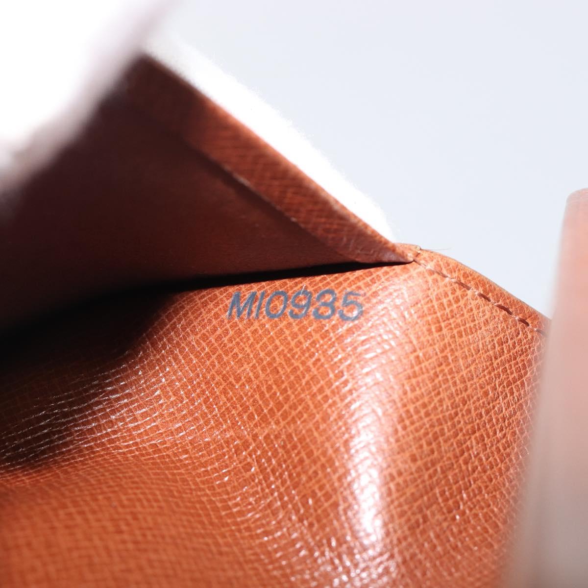LOUIS VUITTON Porte Monnaie Billets Tresor Wallet M61730 LV Auth 201548A