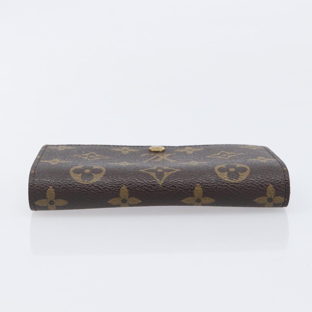 LOUIS VUITTON Porte Monnaie Billets Tresor Wallet M61730 LV Auth 201548A