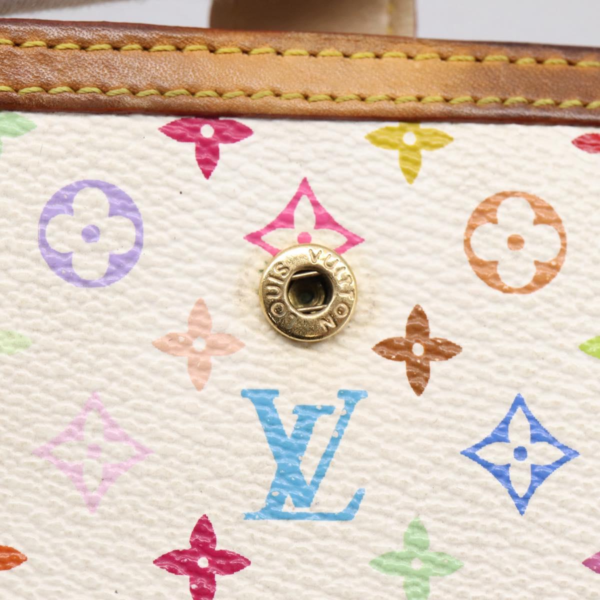LOUIS VUITTON Porte Monnaie Viennois Wallet White M92987 LV Auth 201555