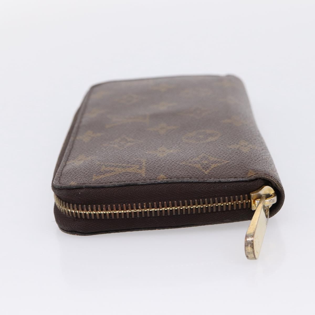 LOUIS VUITTON Monogram Zippy Wallet Long Wallet M60017 LV Auth 201556A