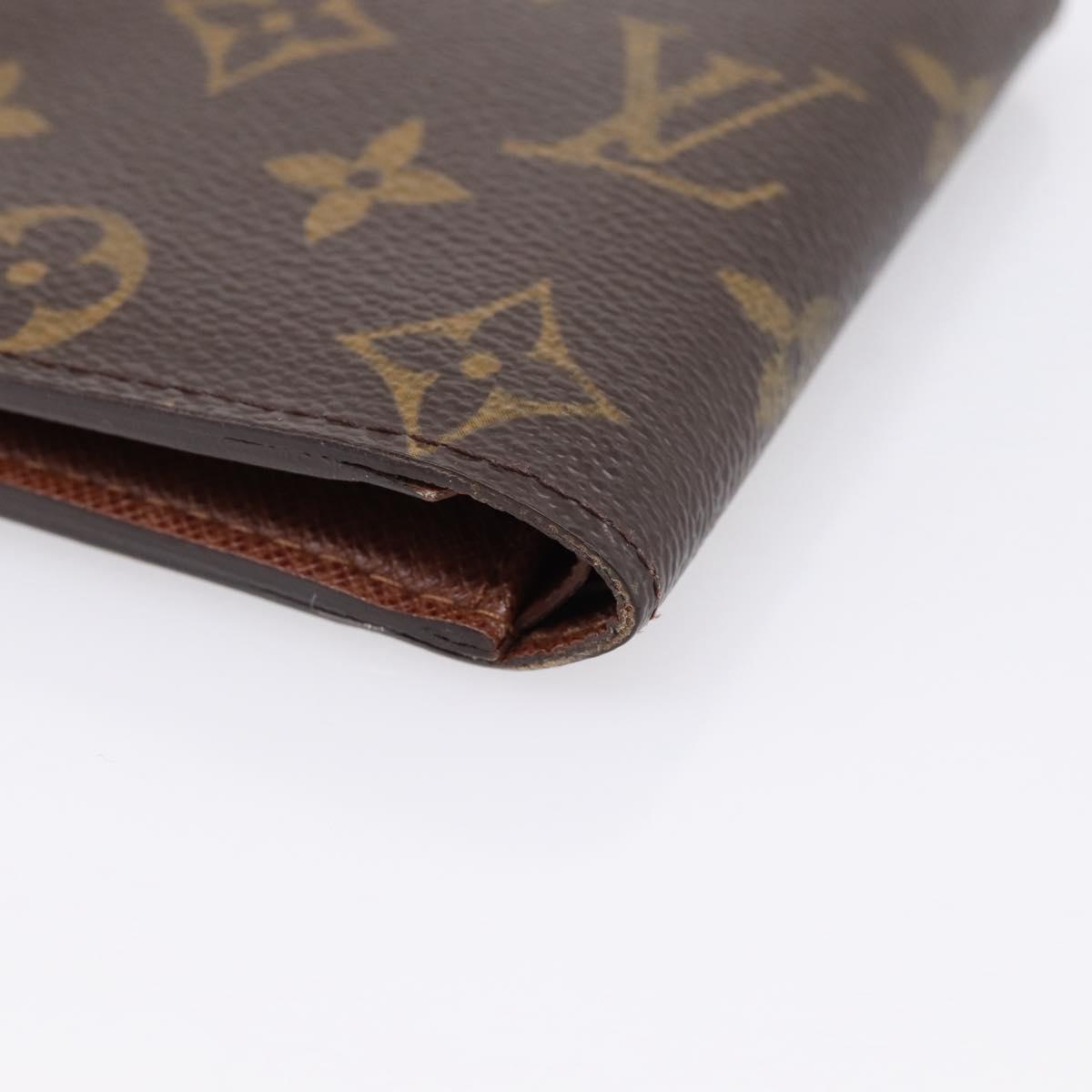 LOUIS VUITTON Monogram PortefeuilleMarco Bifold Wallet M61675 LV Auth 201558A
