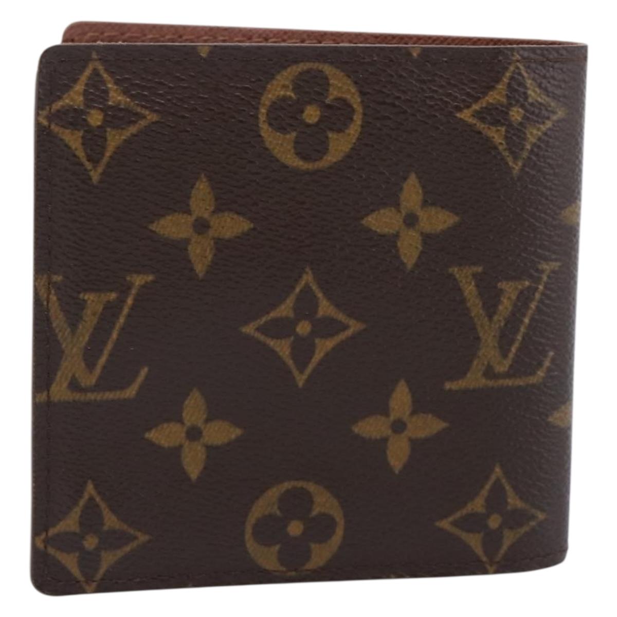 LOUIS VUITTON Monogram PortefeuilleMarco Bifold Wallet M61675 LV Auth 201558A