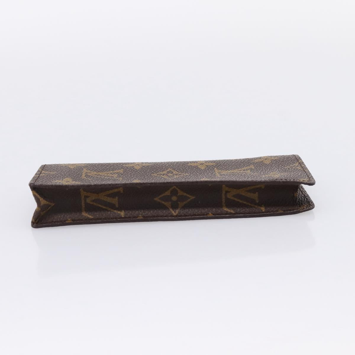 LOUIS VUITTON Monogram Etui Lunette Simple Glasses Case LV Auth 201559