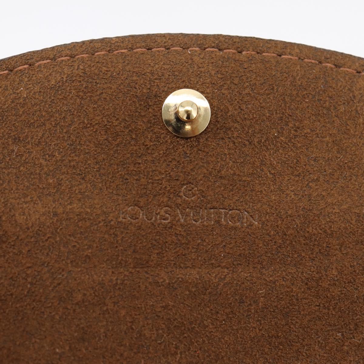 LOUIS VUITTON Damier Ebene Cuffs Cuff Case M64681 LV Auth 201569