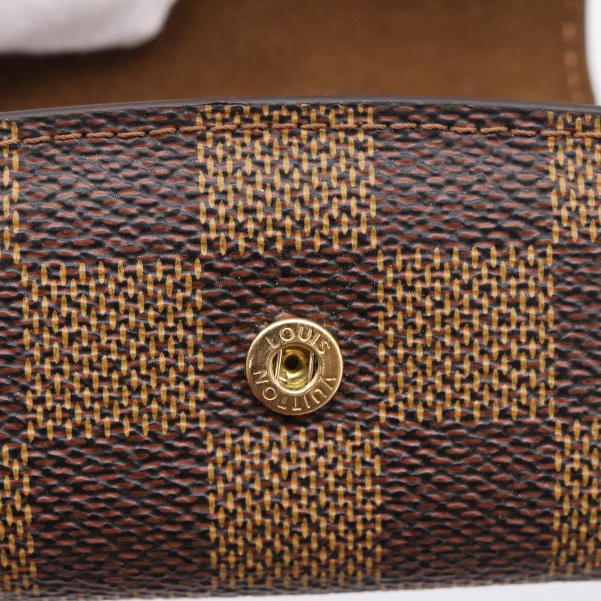 LOUIS VUITTON Damier Ebene Cuffs Cuff Case M64681 LV Auth 201569