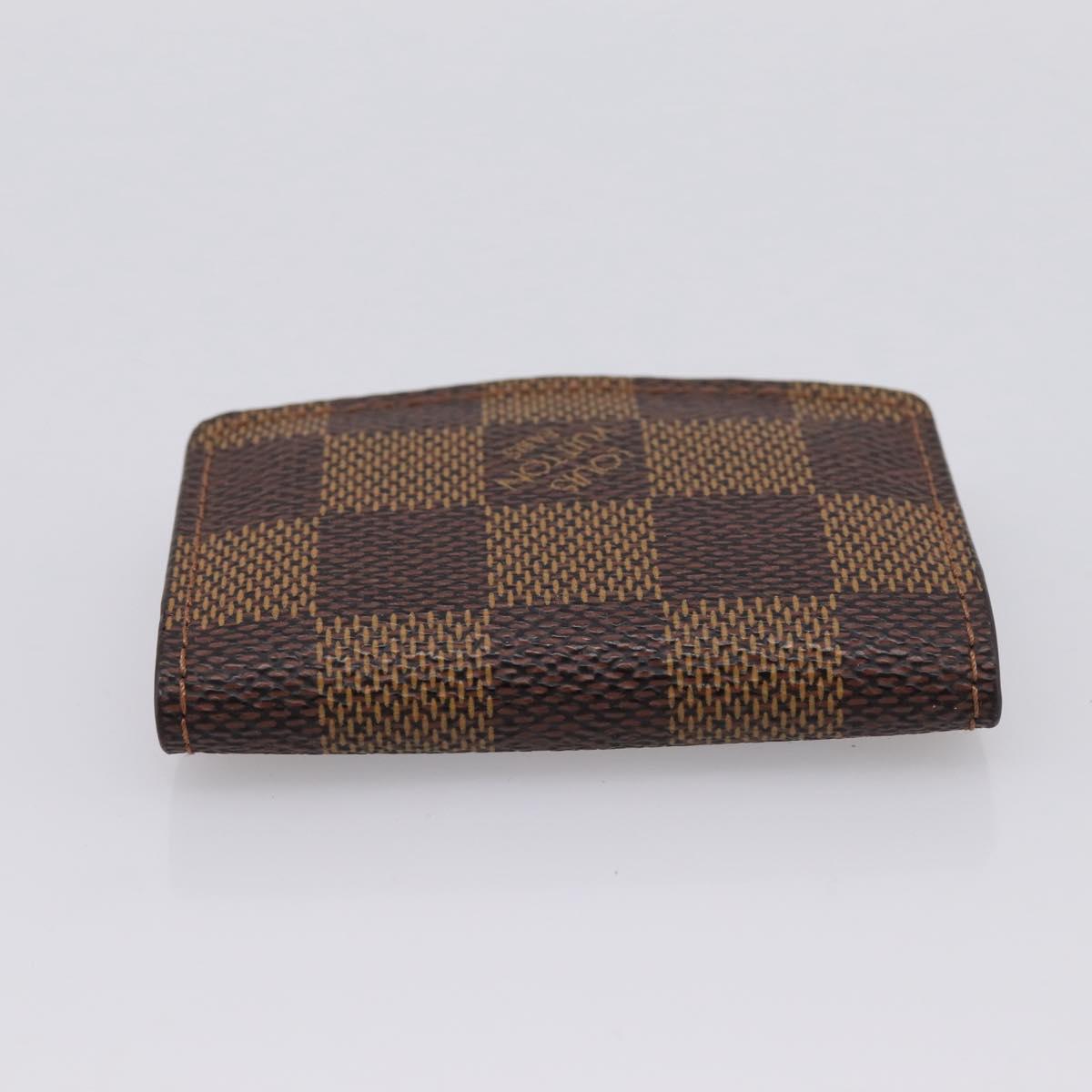 LOUIS VUITTON Damier Ebene Cuffs Cuff Case M64681 LV Auth 201569