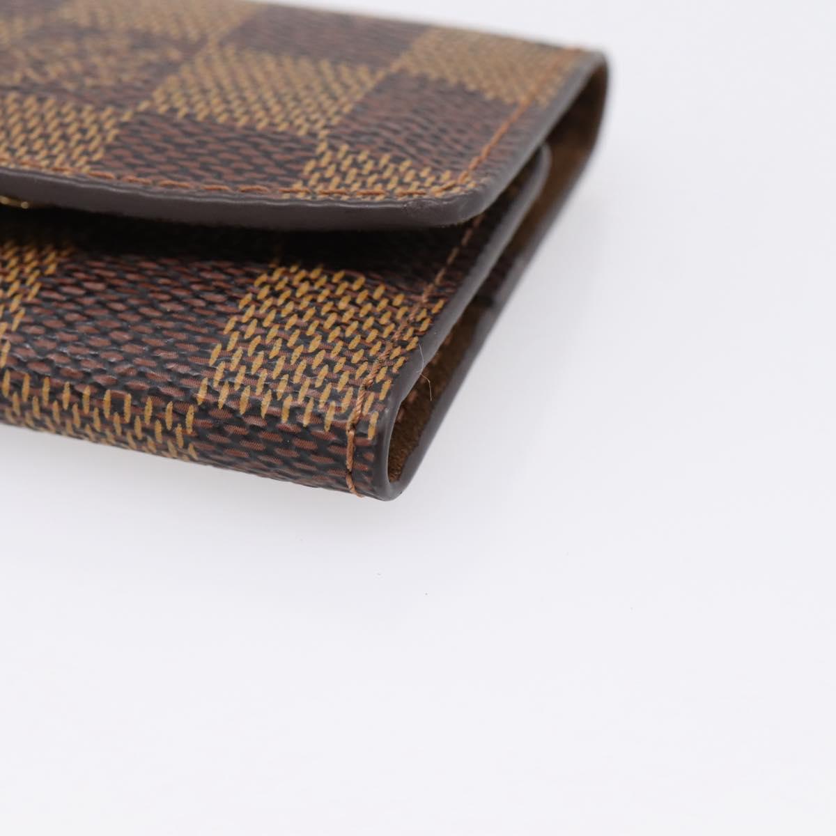 LOUIS VUITTON Damier Ebene Cuffs Cuff Case M64681 LV Auth 201569