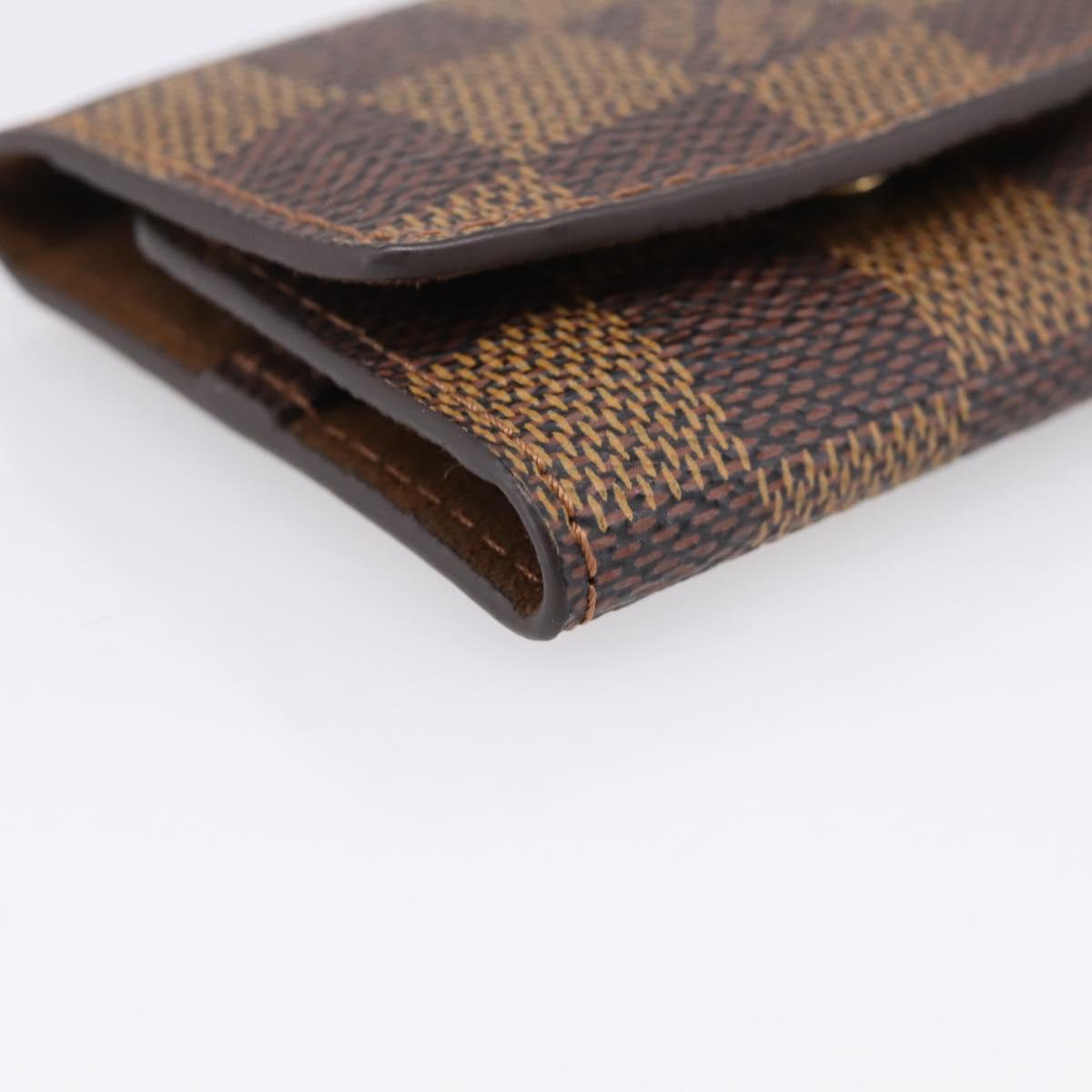 LOUIS VUITTON Damier Ebene Cuffs Cuff Case M64681 LV Auth 201569