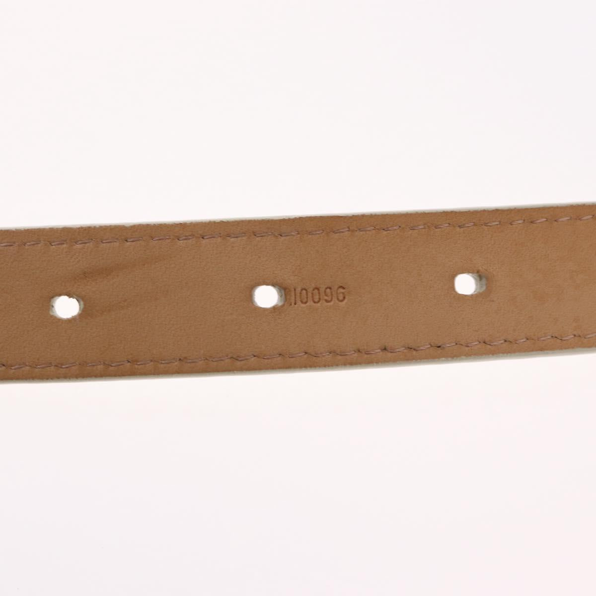 LOUIS VUITTON Monogram Vernis Belt 38.2"" 80/32 Perle RI1016 LV Auth 201570V