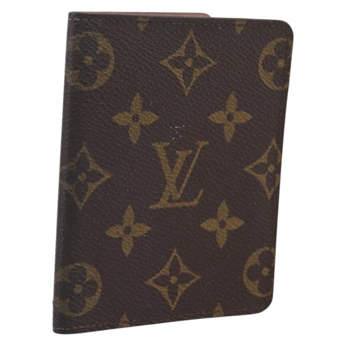 LOUIS VUITTON Monogram Card Case LV Auth 201575