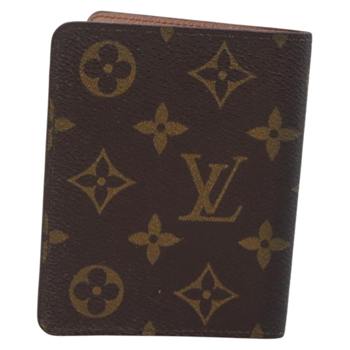 LOUIS VUITTON Monogram Card Case LV Auth 201575