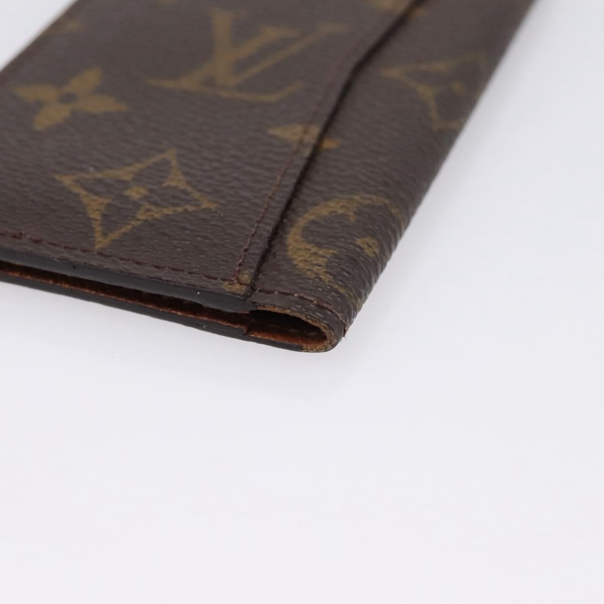 LOUIS VUITTON Pochette Cult Visite Card Case Monogram M56362 LV Auth 201577