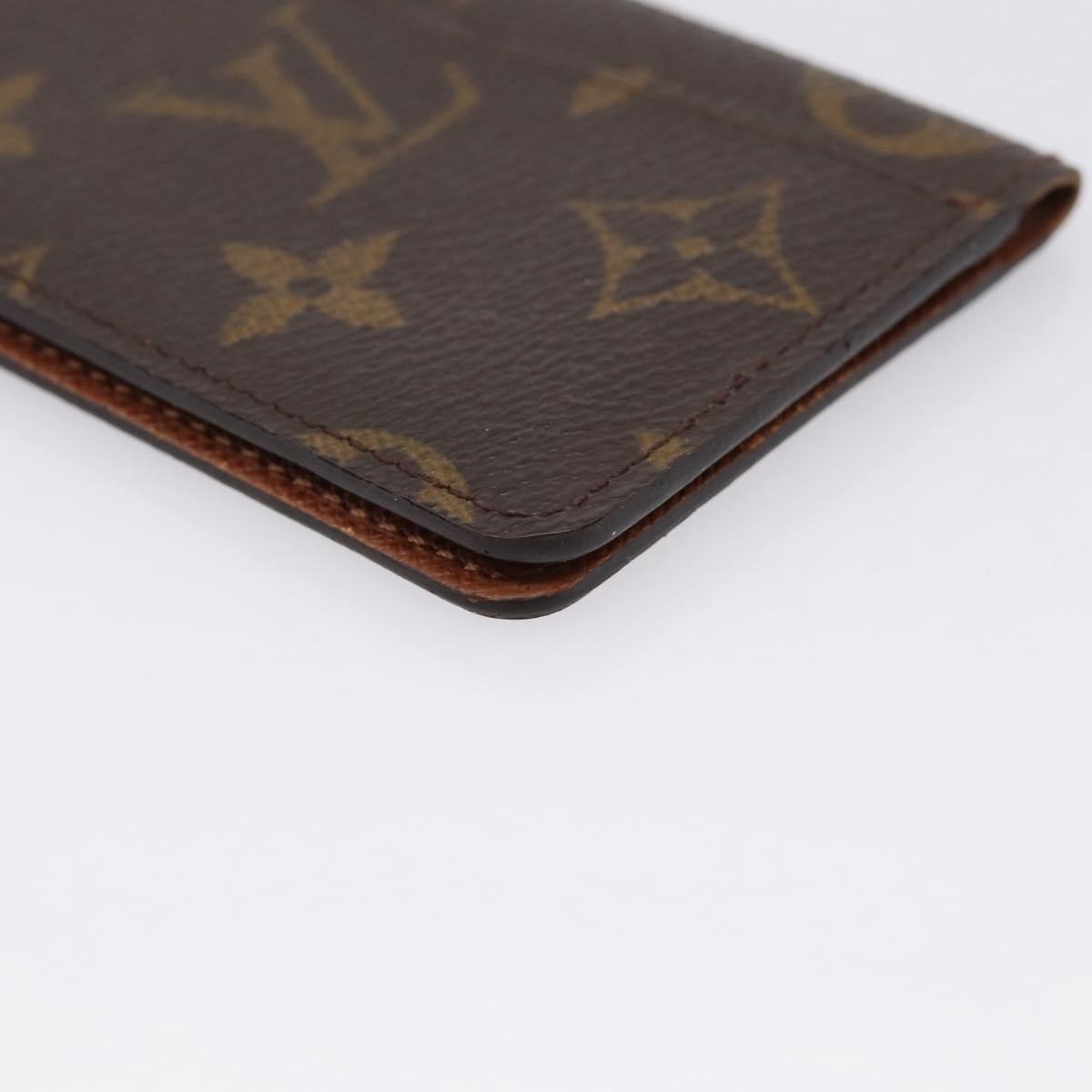 LOUIS VUITTON Pochette Cult Visite Card Case Monogram M56362 LV Auth 201577