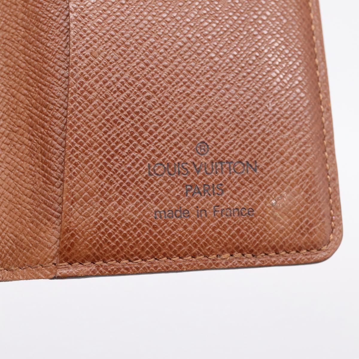 LOUIS VUITTON Pochette Cult Visite Card Case Monogram M56362 LV Auth 201577