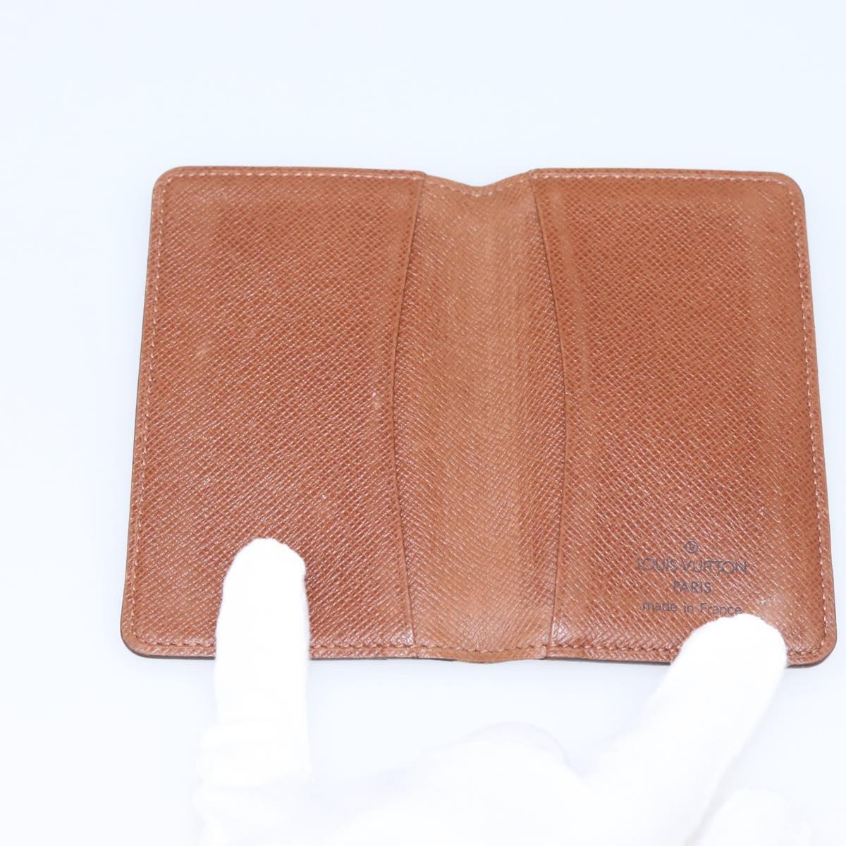 LOUIS VUITTON Pochette Cult Visite Card Case Monogram M56362 LV Auth 201577