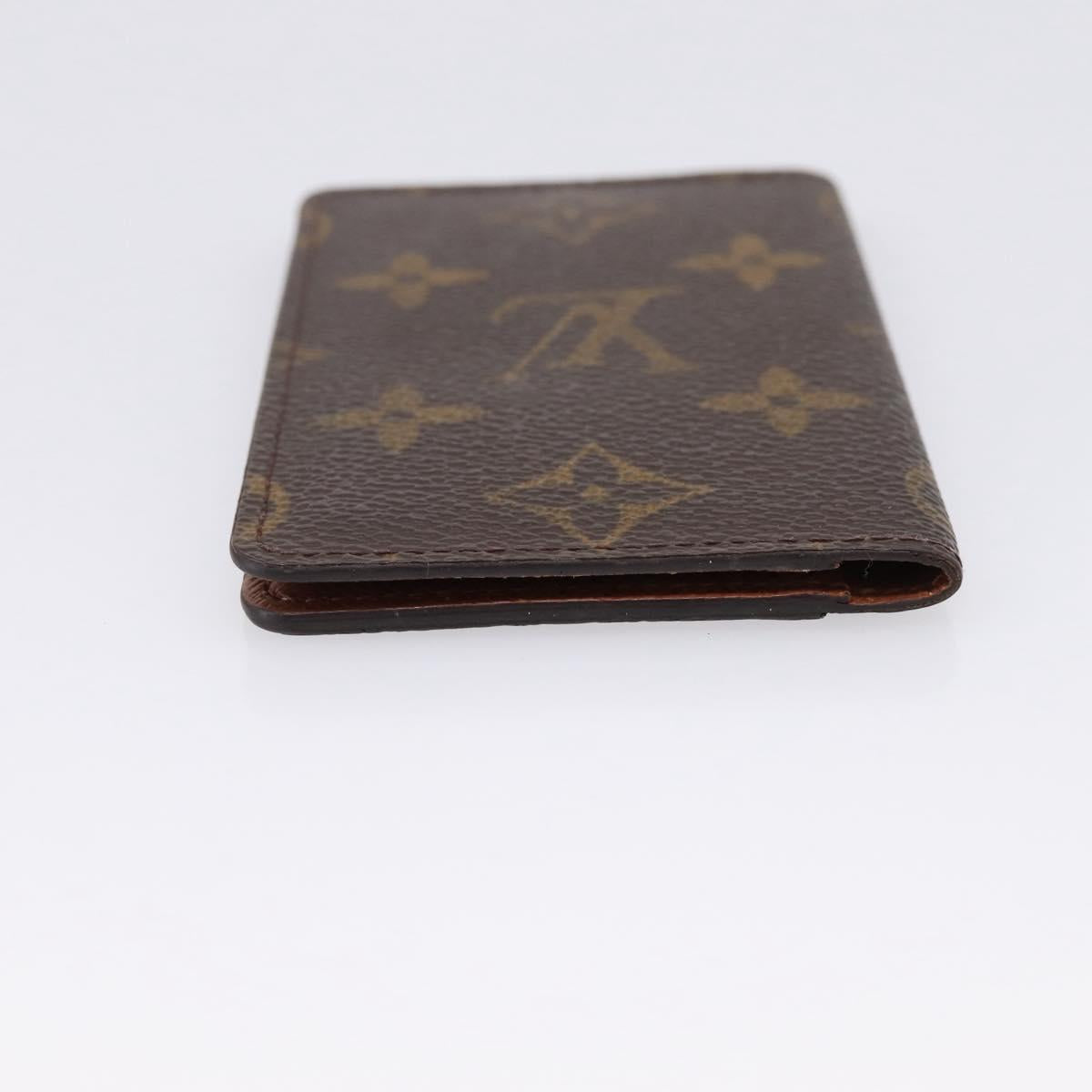 LOUIS VUITTON Pochette Cult Visite Card Case Monogram M56362 LV Auth 201577