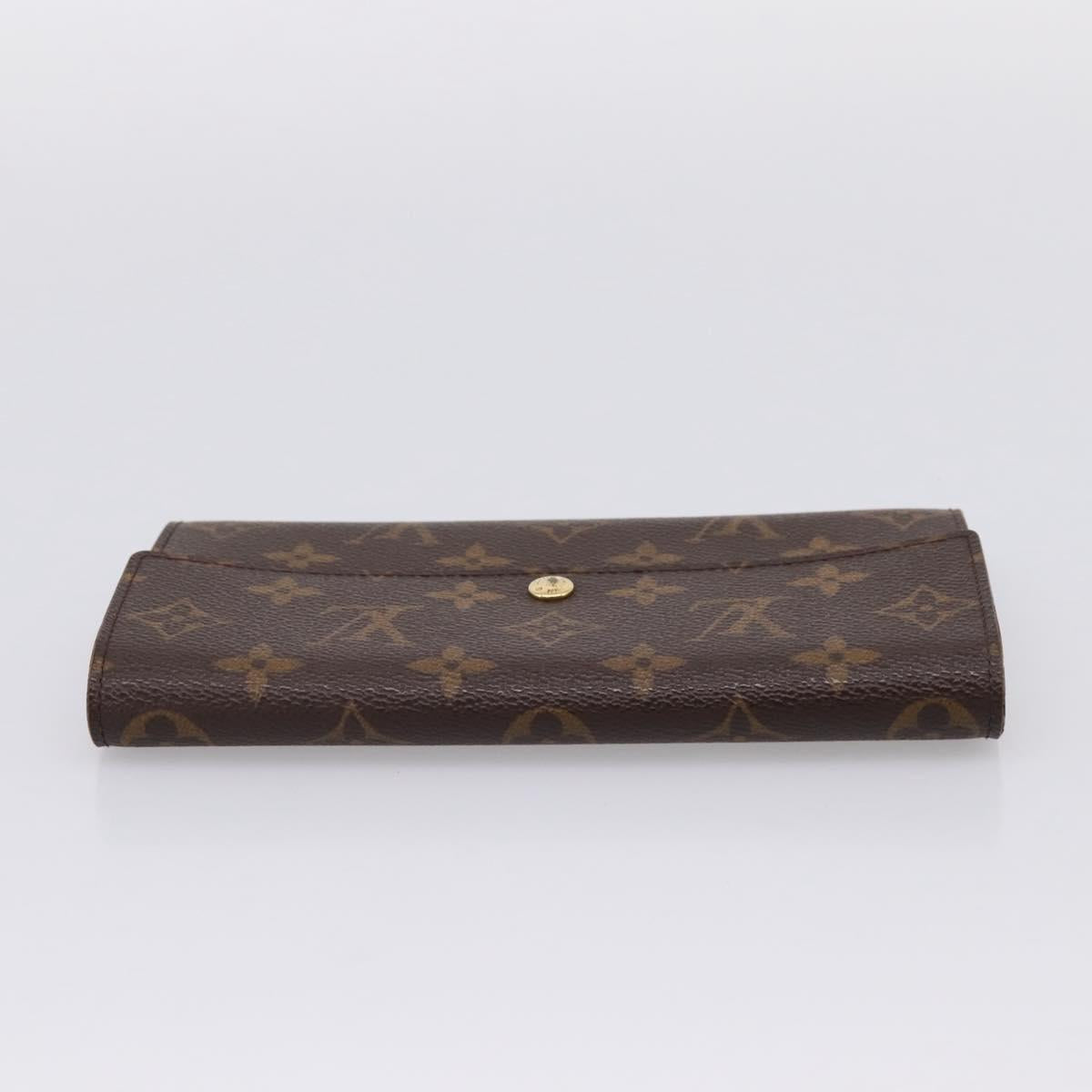 LOUIS VUITTON PochettePorte MonnaieCredit Long Wallet M61726 LV Auth 201581A