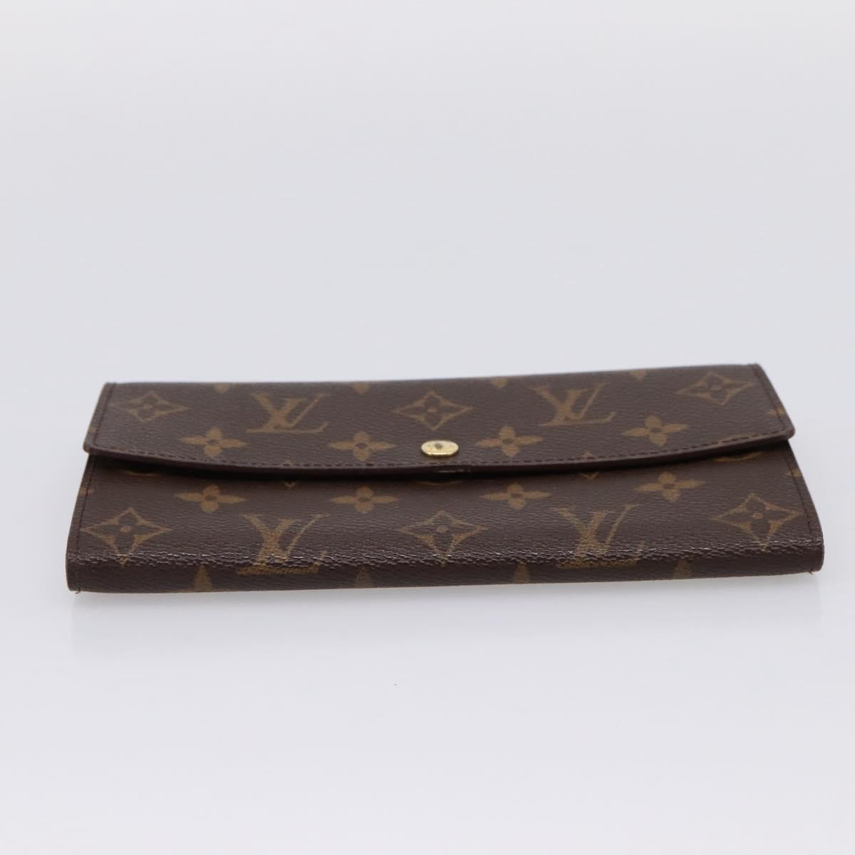 LOUIS VUITTON PochettePorte MonnaieCredit Long Wallet M61726 LV Auth 201581A