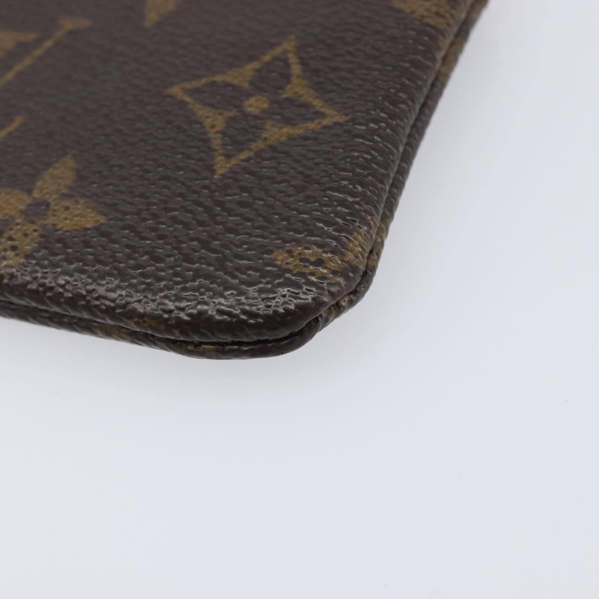 LOUIS VUITTON Monogram Pochette Cles Coin Purse M62650 LV Auth 201582