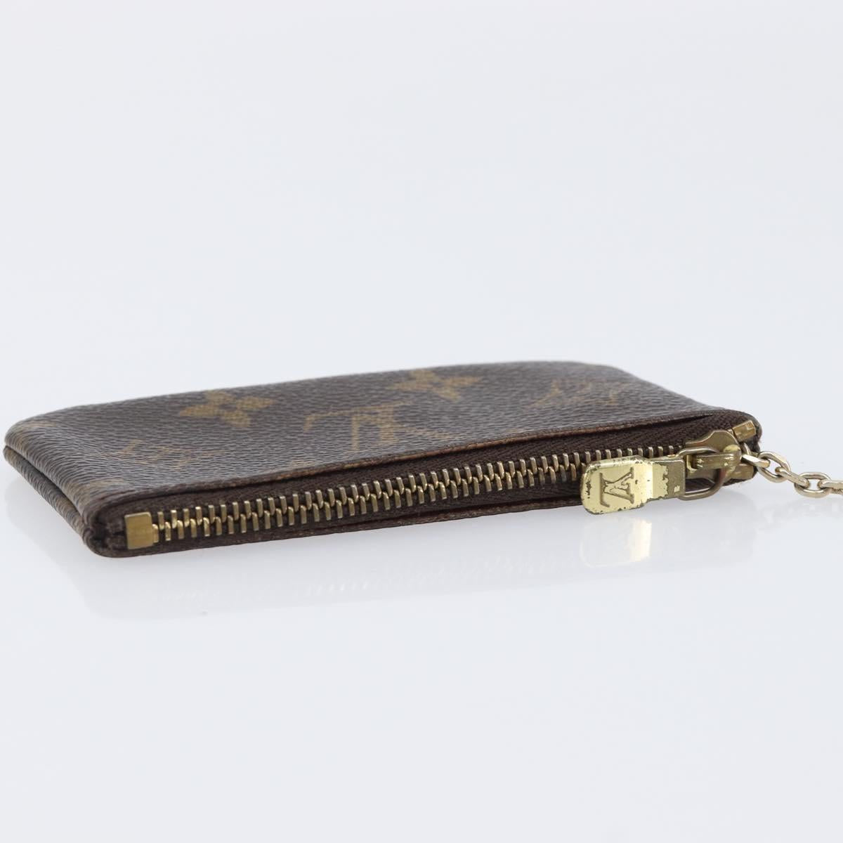 LOUIS VUITTON Monogram Pochette Cles Coin Purse M62650 LV Auth 201582