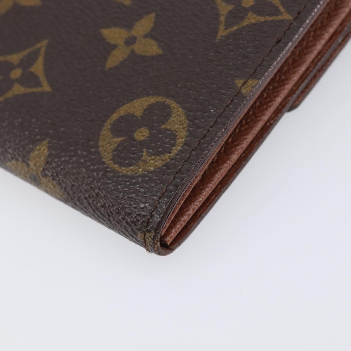 LOUIS VUITTON PochettePorte MonnaieCredit Long Wallet M61726 LV Auth 201584A