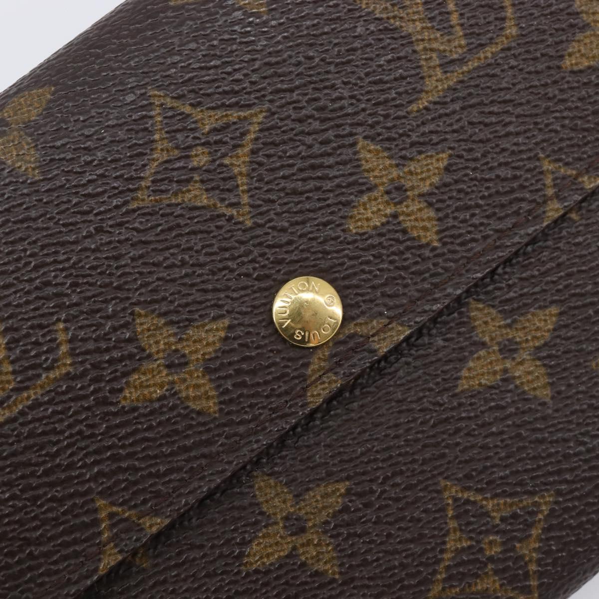 LOUIS VUITTON PochettePorte MonnaieCredit Long Wallet M61726 LV Auth 201584A