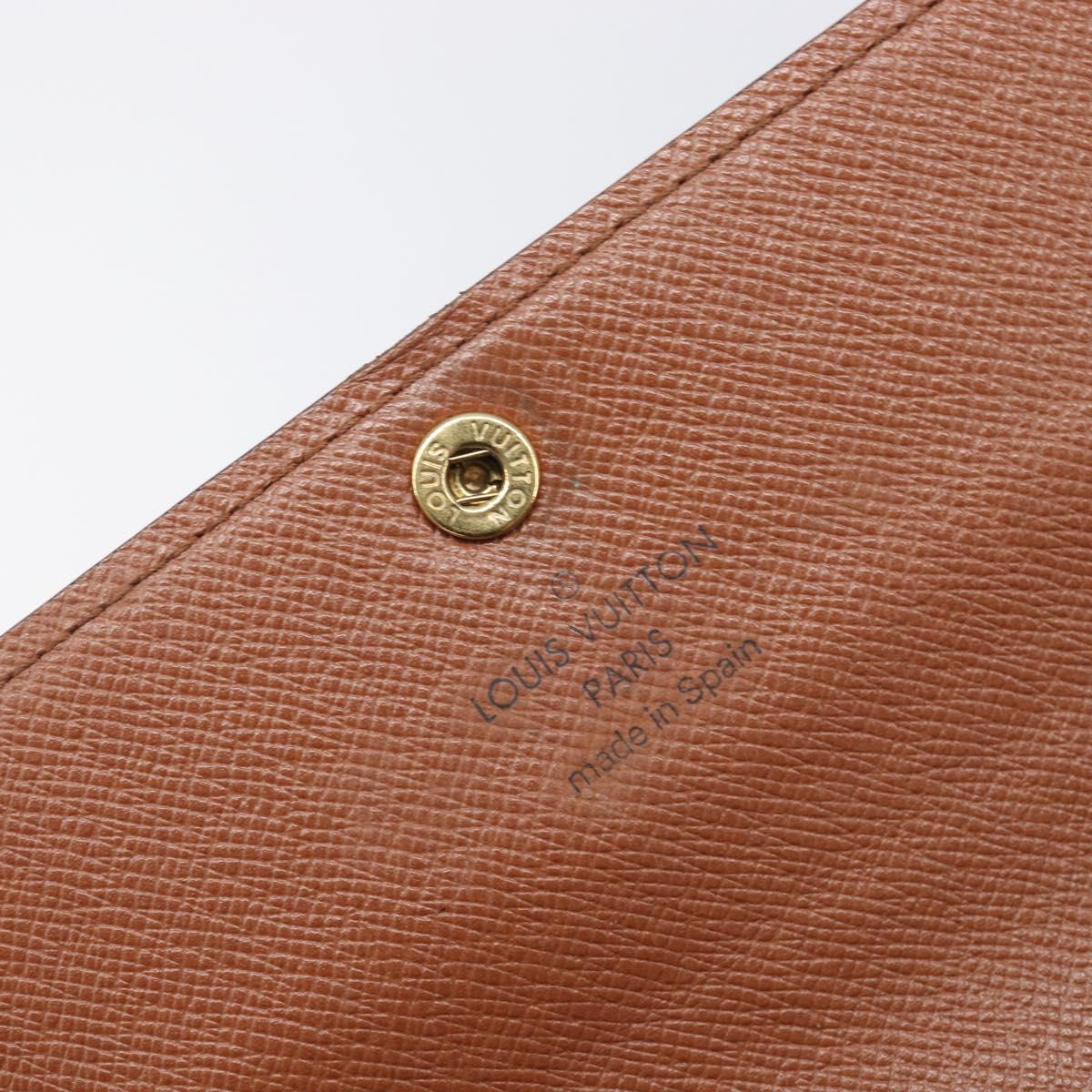 LOUIS VUITTON PochettePorte MonnaieCredit Long Wallet M61726 LV Auth 201584A
