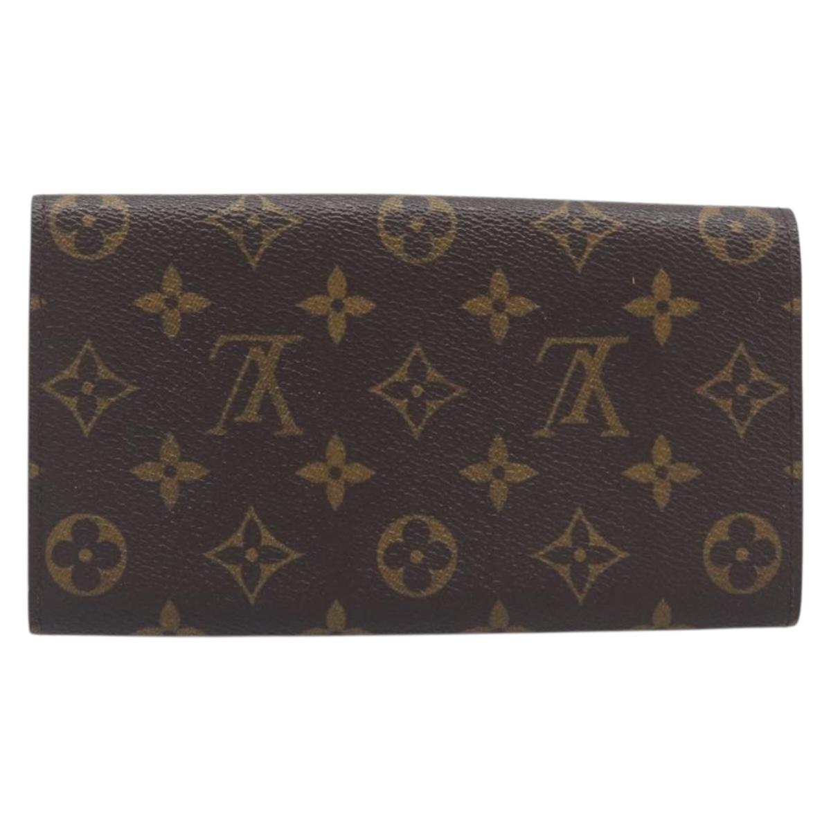 LOUIS VUITTON PochettePorte MonnaieCredit Long Wallet M61726 LV Auth 201584A