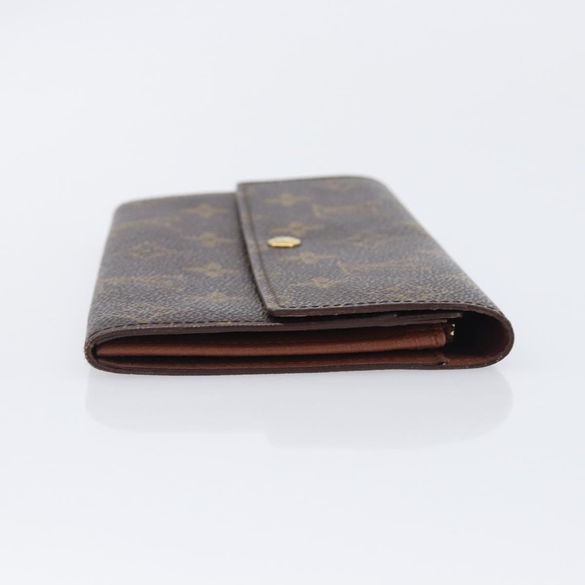 LOUIS VUITTON PochettePorte MonnaieCredit Long Wallet M61726 LV Auth 201584A